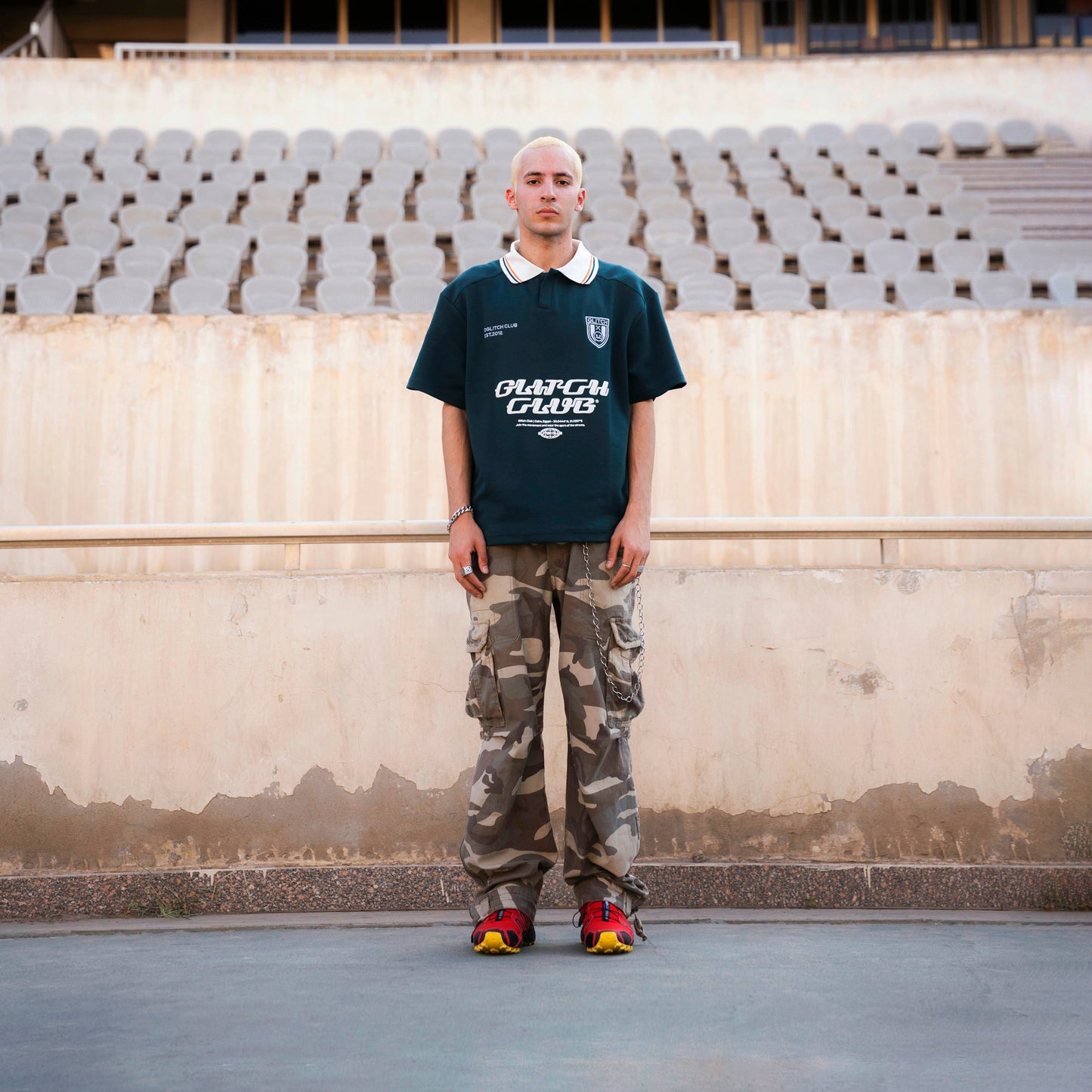 Glitch F.C ( Home) Polo Tshirt