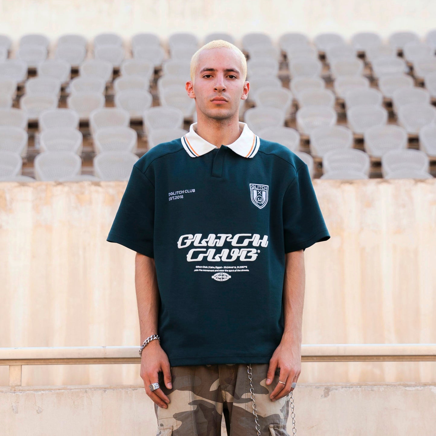 Glitch F.C ( Home) Polo Tshirt