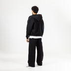 Premium Black Zip-Up Hoodie