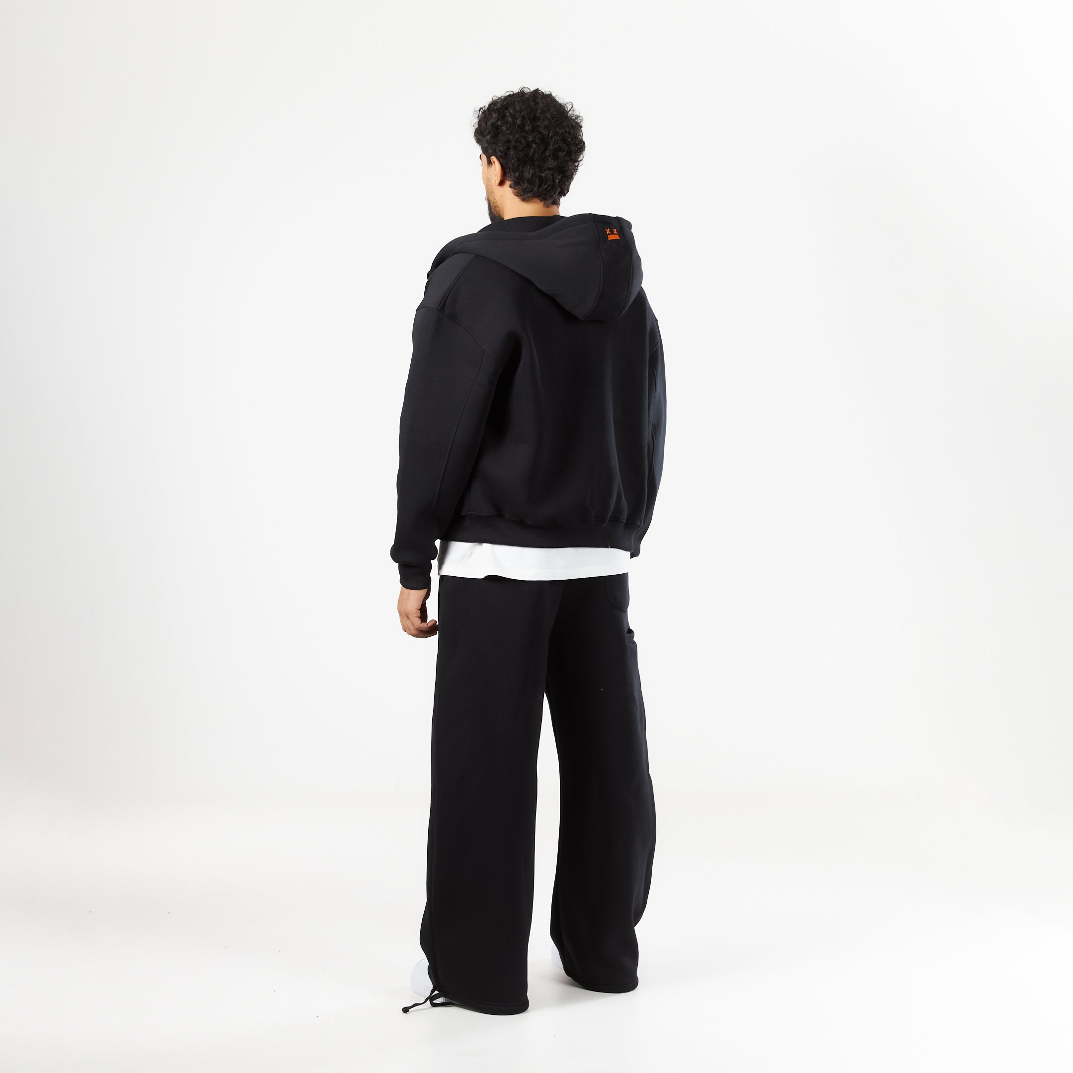 Premium Black Zip-Up Hoodie