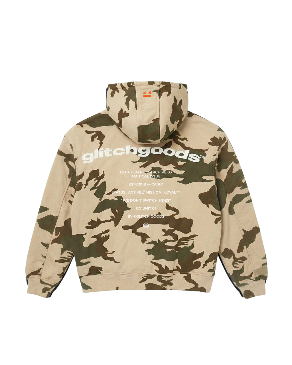 GG Unit 01 – Light Tactical Camo Zip-up