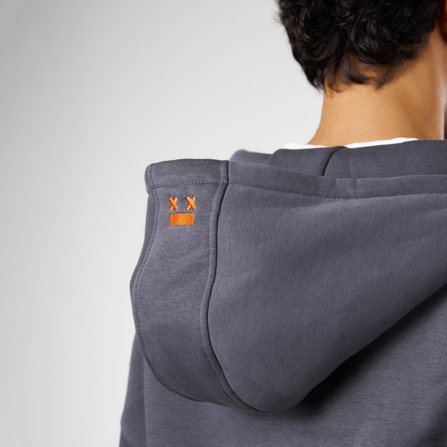 Premium Dark Grey Zip-Up Hoodie