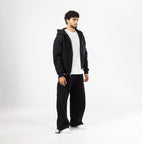 Premium Black Zip-Up Hoodie