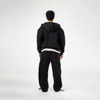 Premium Black Zip-Up Hoodie