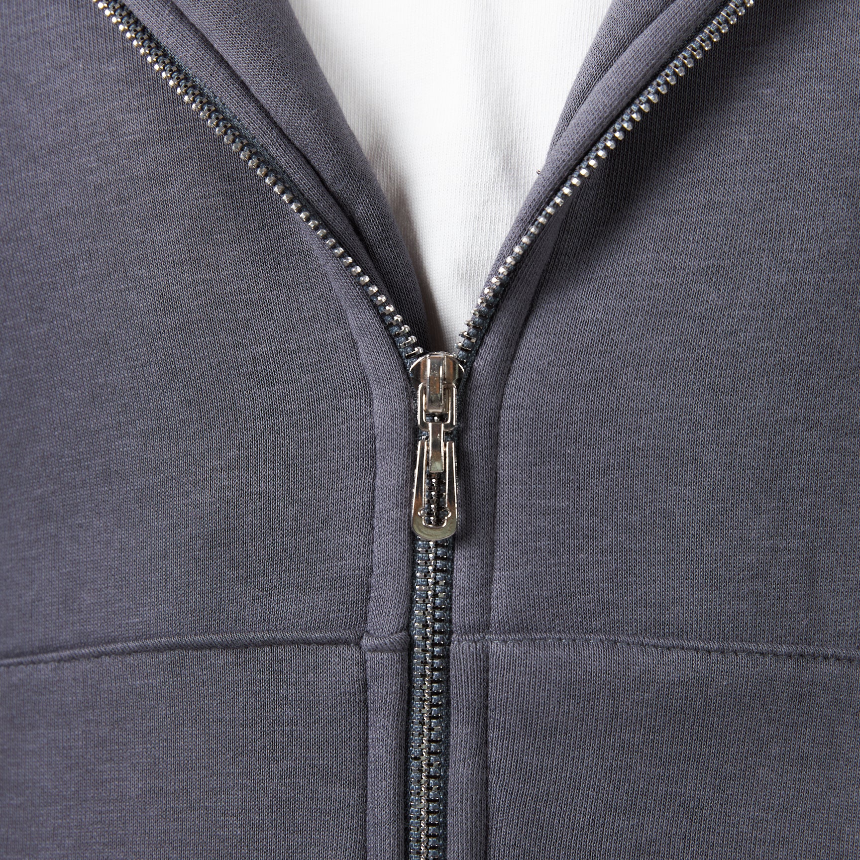 Premium Dark Grey Zip-Up Hoodie