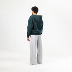 Premium Olive Green Zip-Up Hoodie