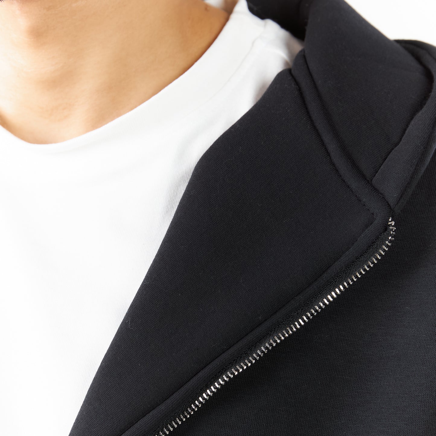 Premium Black Zip-Up Hoodie