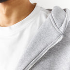Premium Grey Zip-Up Hoodie