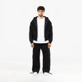 Premium Black Zip-Up Hoodie