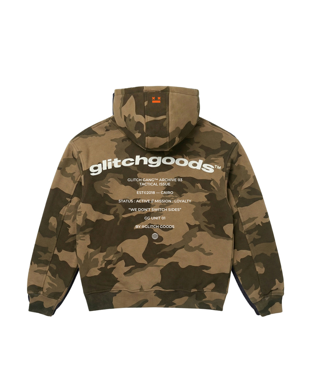 GG Unit 01 – Dark Tactical Camo Zip-up