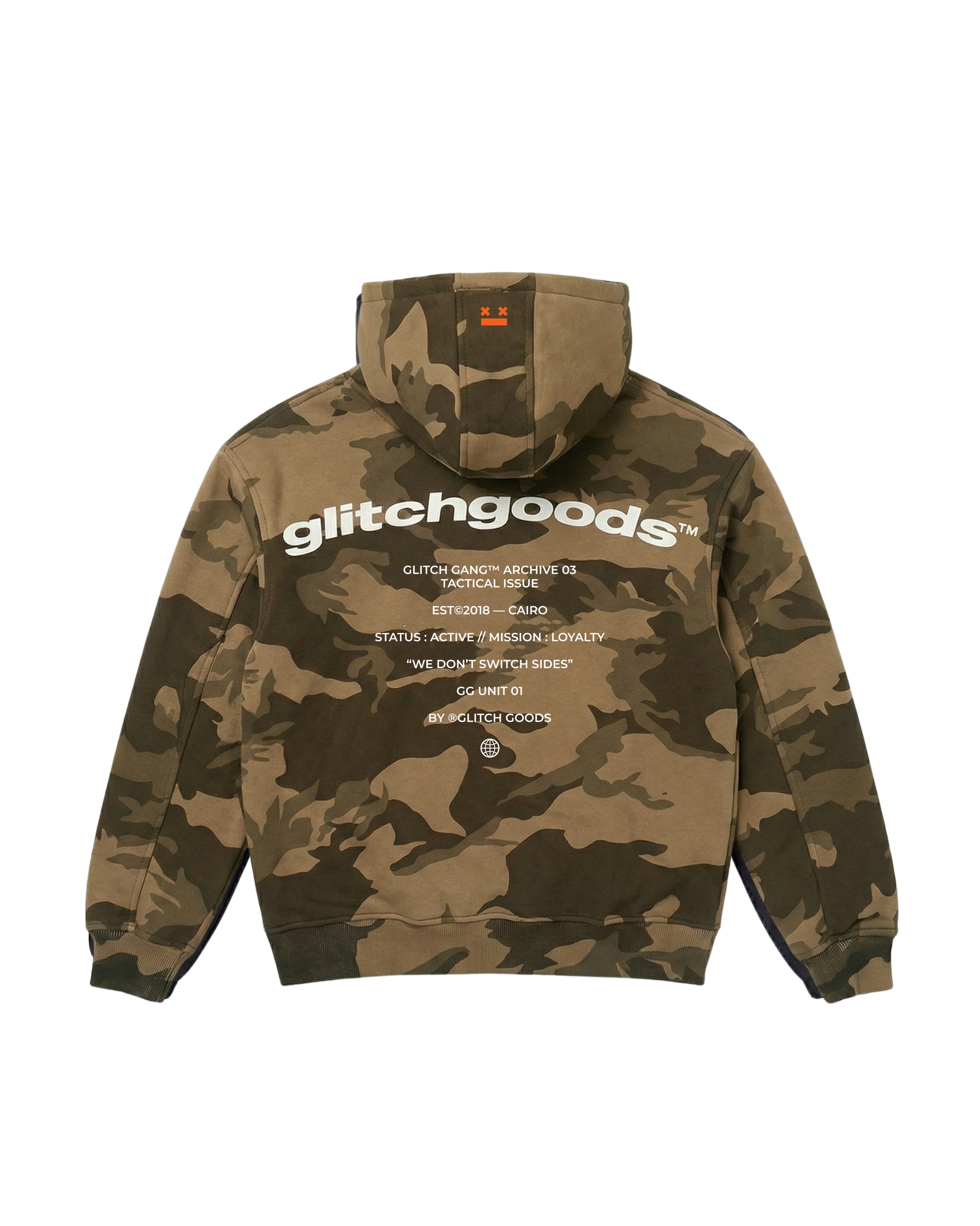 GG Unit 01 – Dark Tactical Camo Zip-up
