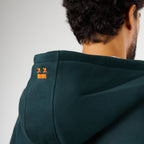 Premium Olive Green Zip-Up Hoodie