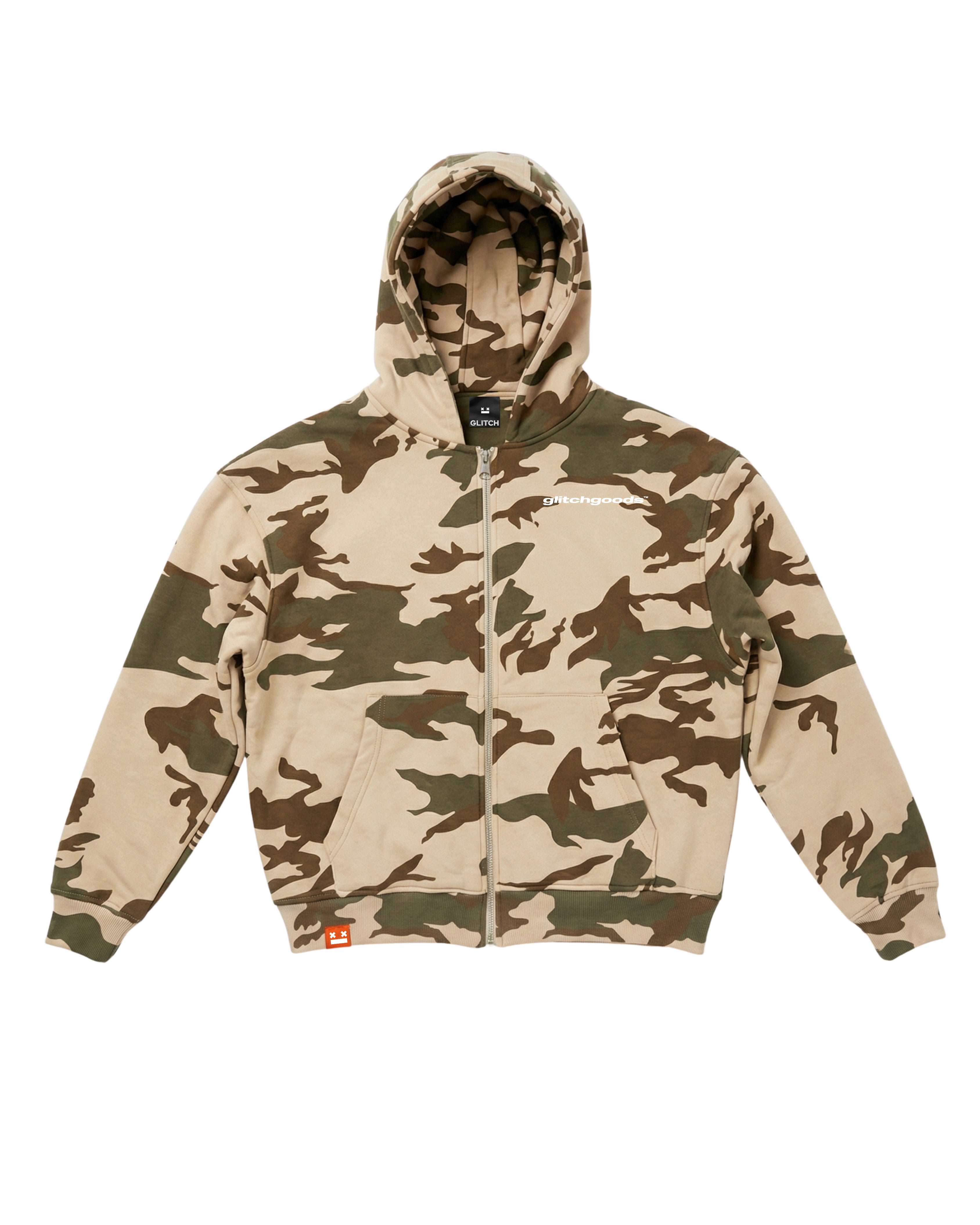 GG Unit 01 – Light Tactical Camo Zip-up