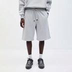 Grey skater jogger Bermuda shorts