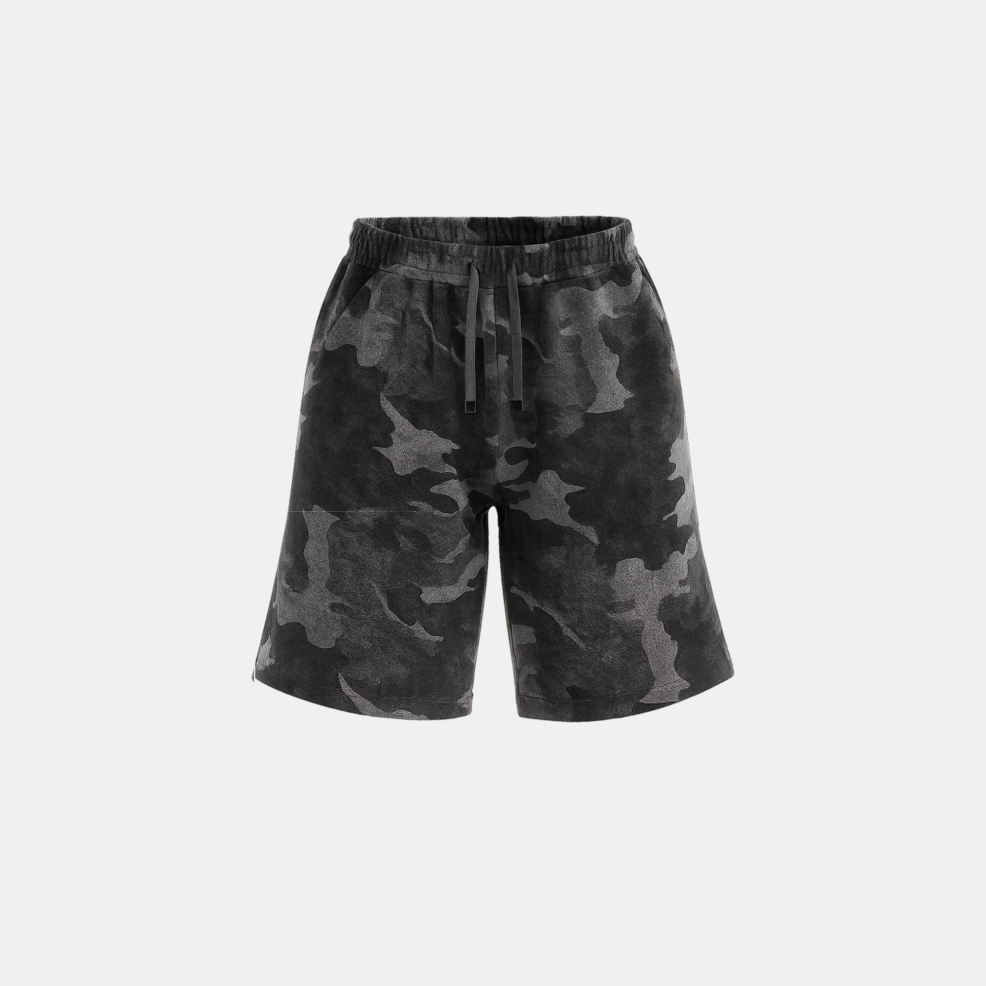 Black Camouflage skater jogger Bermuda shorts