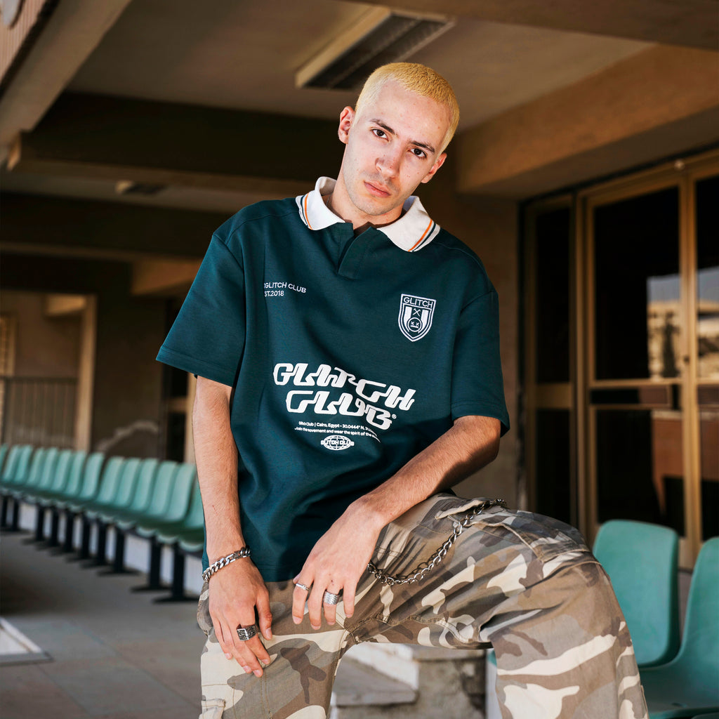 Glitch F.C ( Home) Polo Tshirt