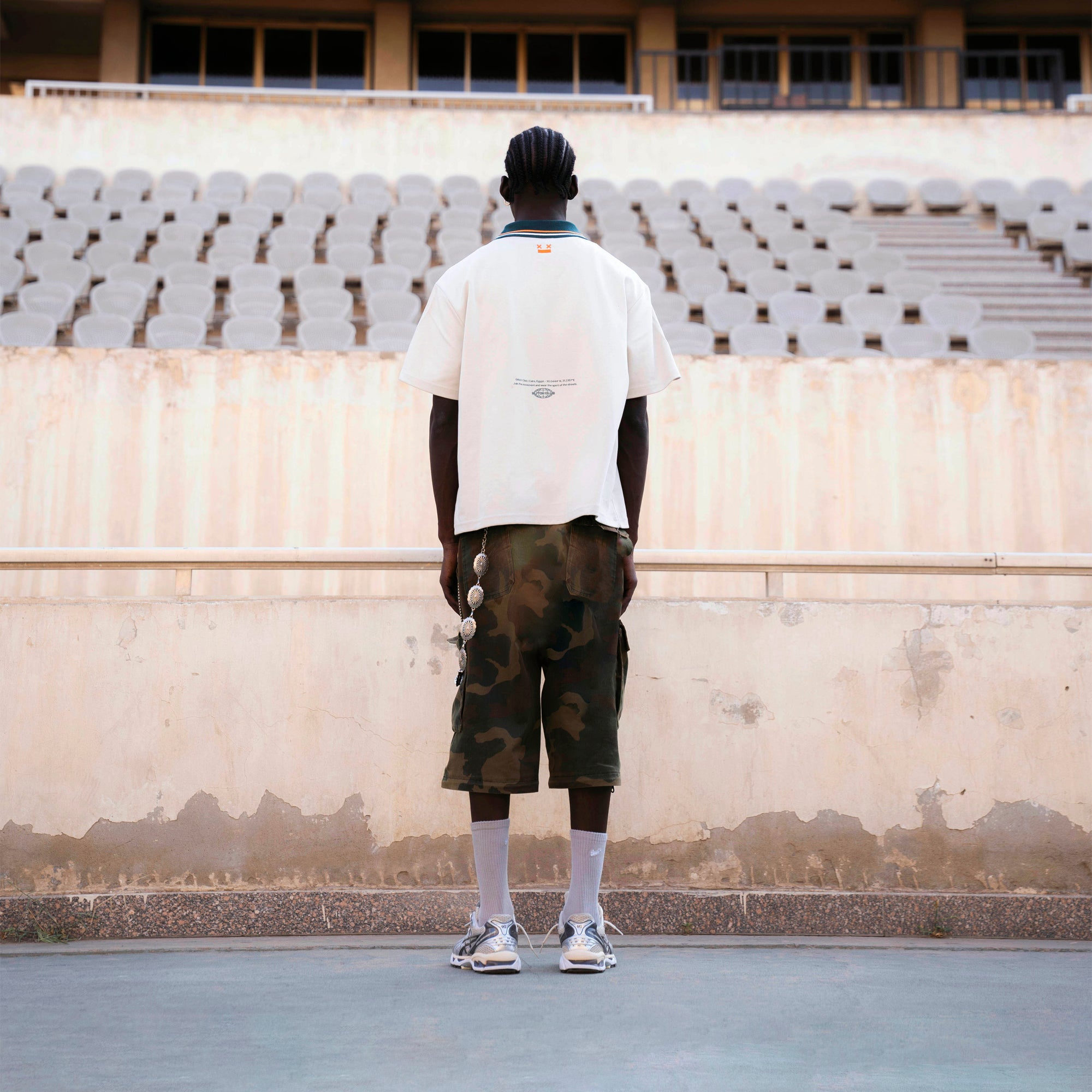 Glitch F.C ( Away ) Beige Polo Tshirt