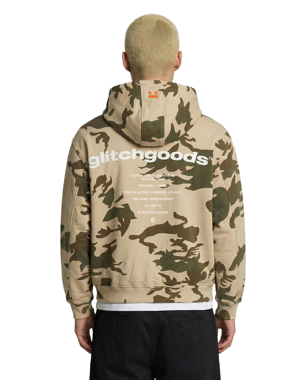 GG Unit 01 – Light Tactical Camo Zip-up