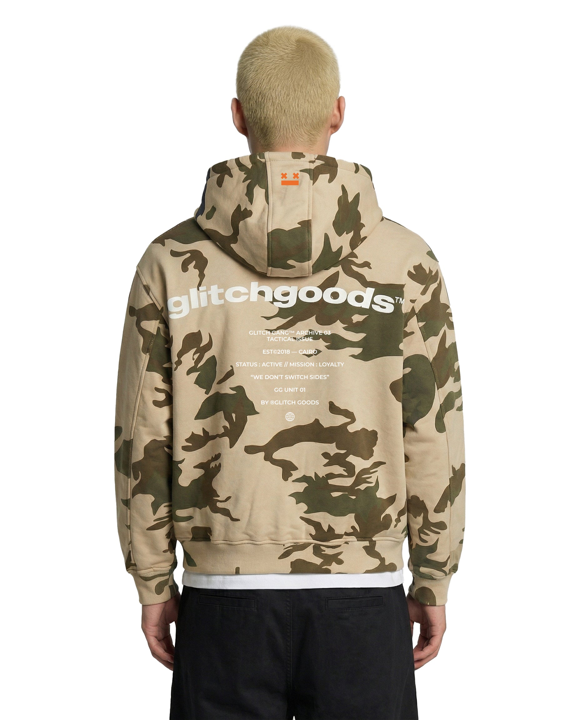 GG Unit 01 – Light Tactical Camo Zip-up