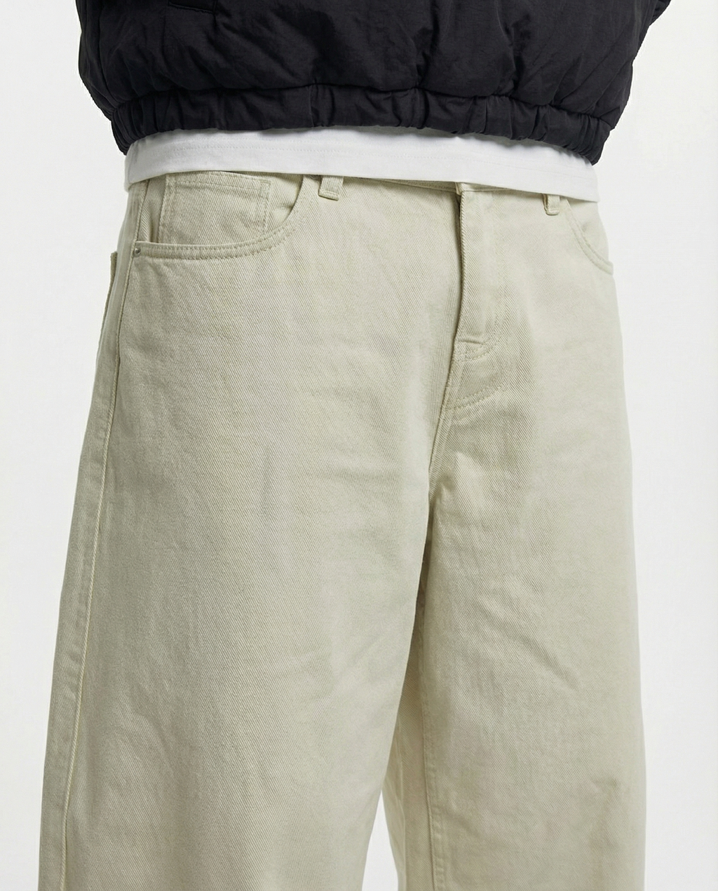 BIG G™ – Beige Barrel Fit Pants