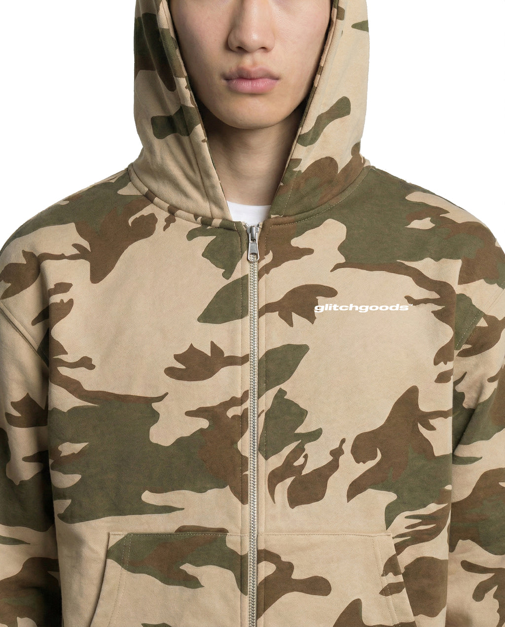 GG Unit 01 – Light Tactical Camo Zip-up