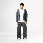 Premium Dark Grey Zip-Up Hoodie
