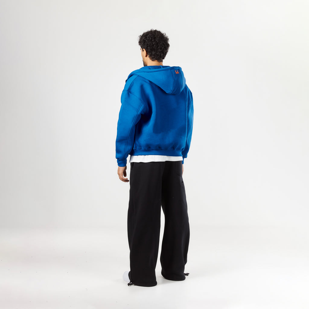 Premium Royal Blue Zip-Up Hoodie
