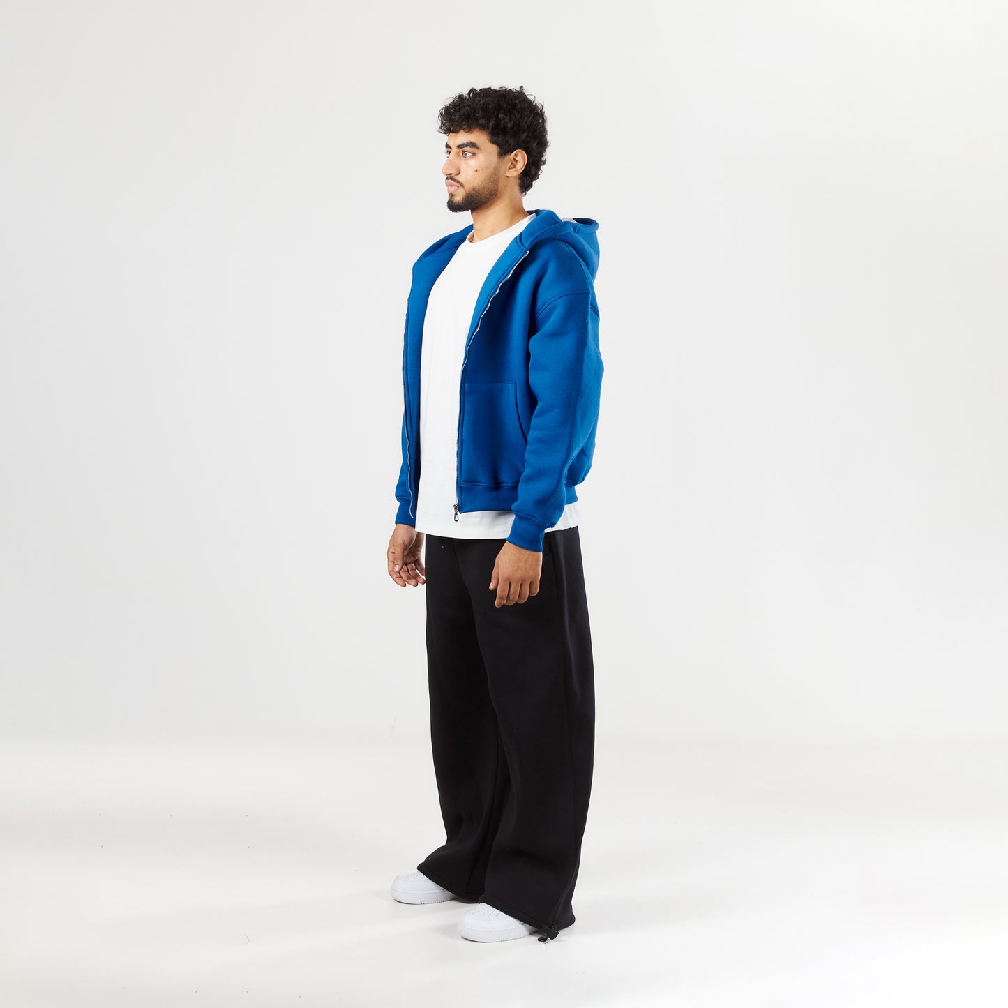 Premium Royal Blue Zip-Up Hoodie