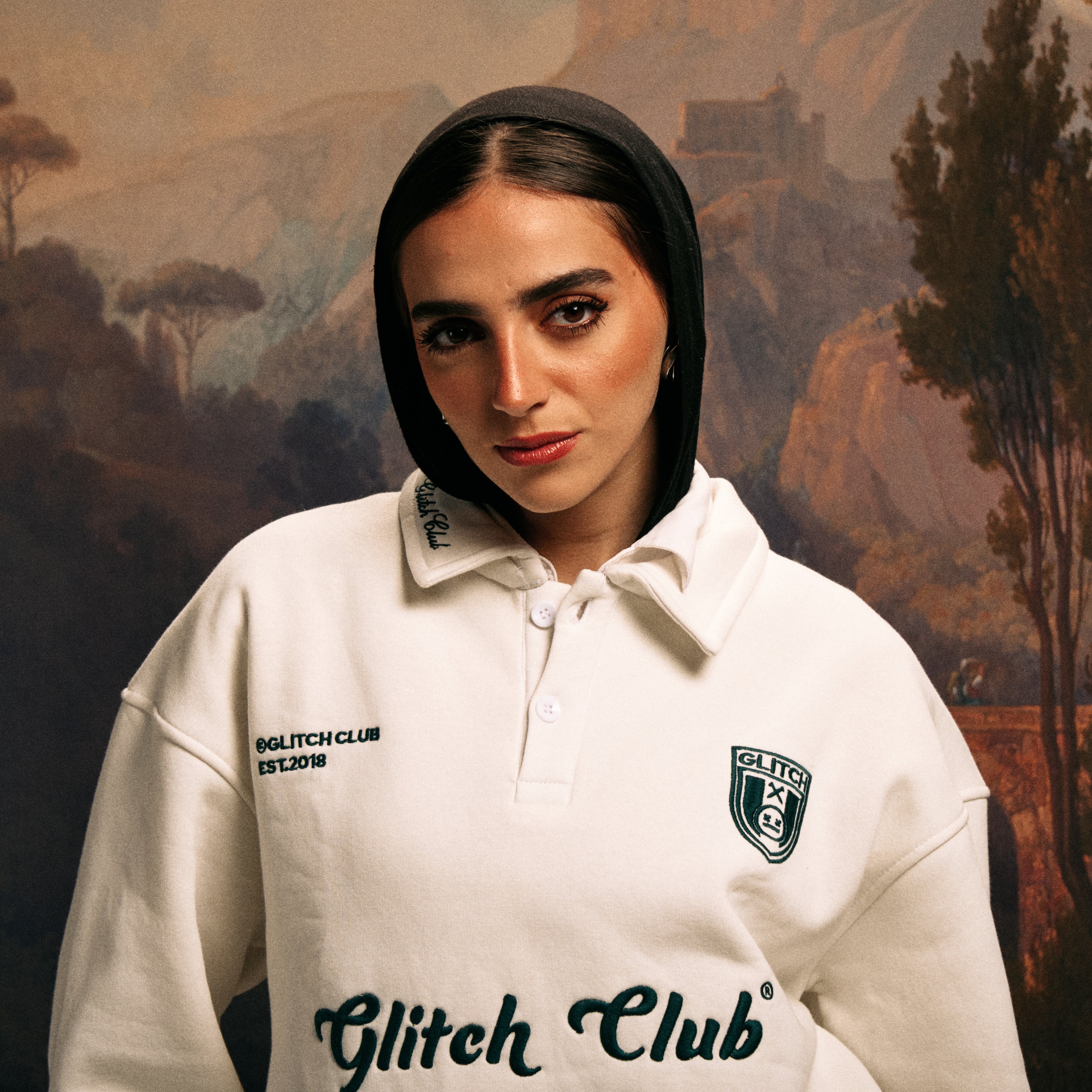 GLITCH F.C Away Polo Sweatshirt