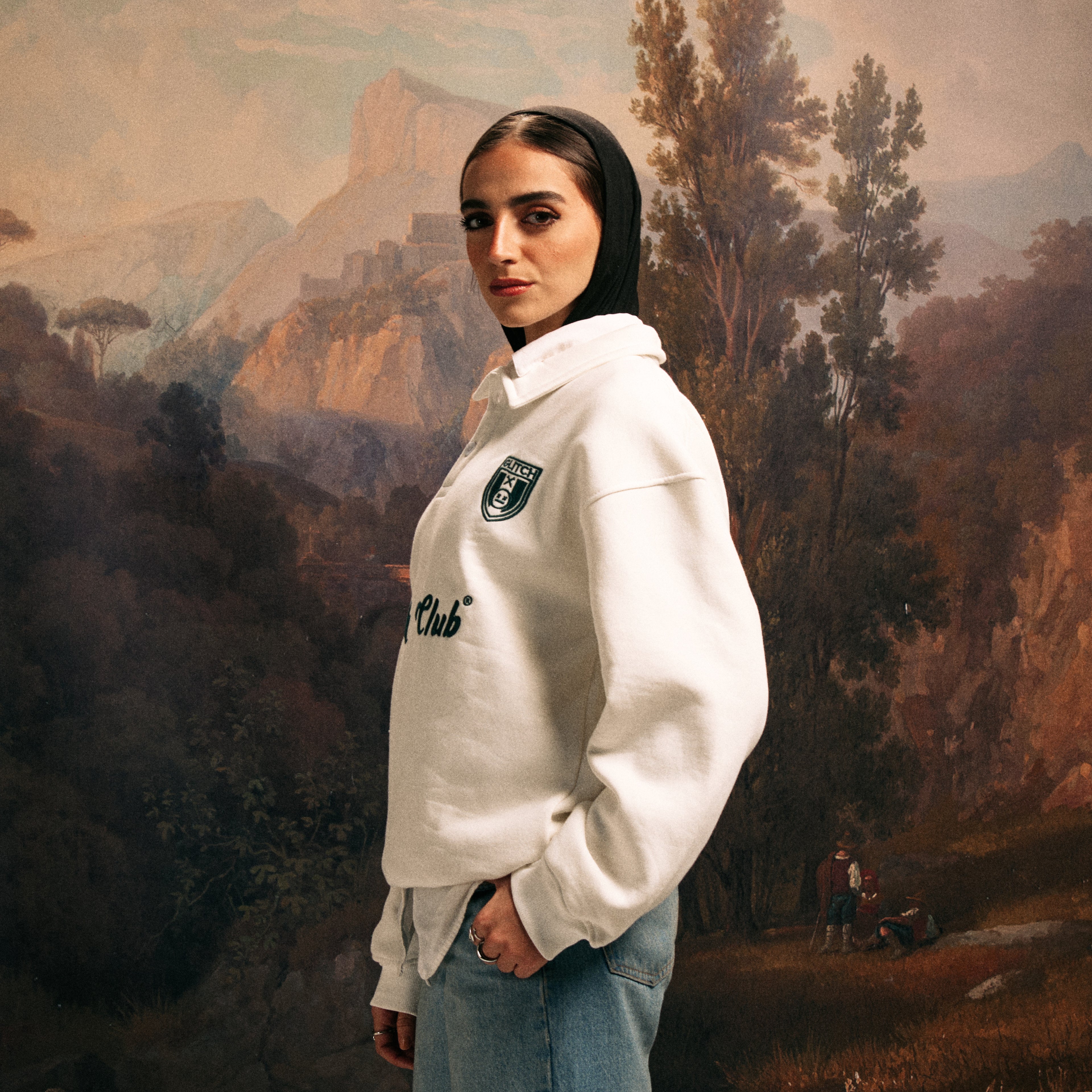 GLITCH F.C Away Polo Sweatshirt