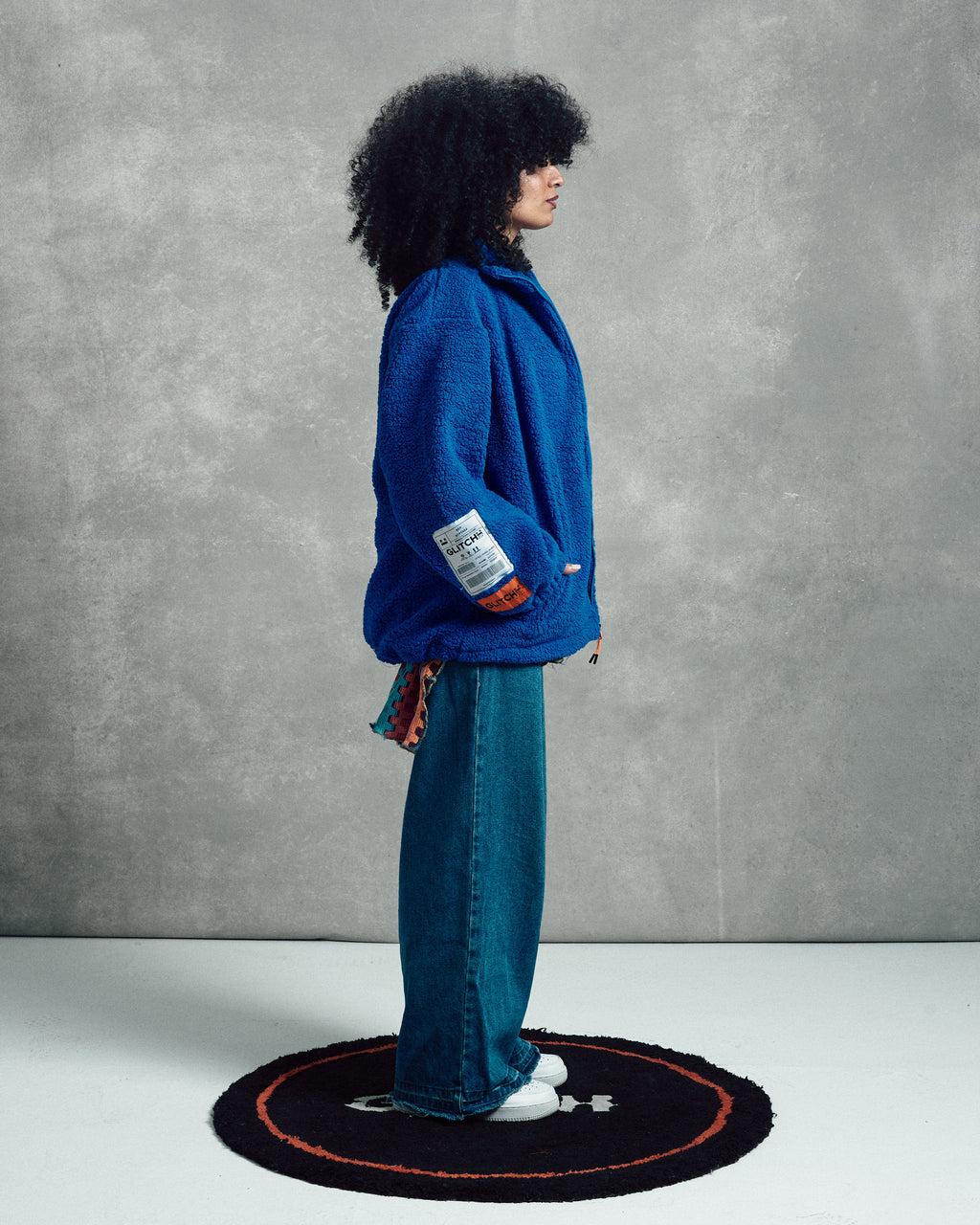 Regular Fit - Royal Blue Teddy Jacket