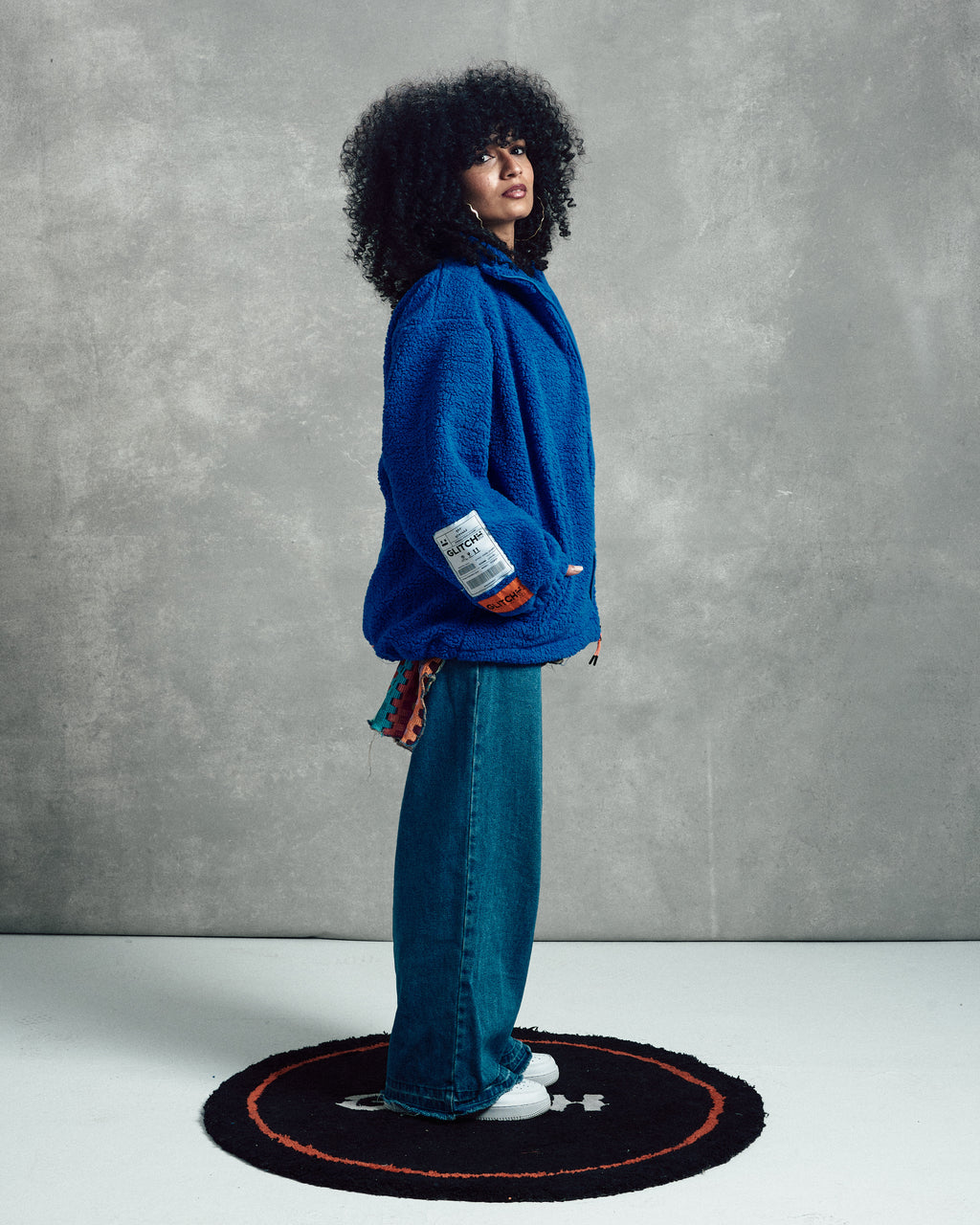 Regular Fit - Royal Blue Teddy Jacket