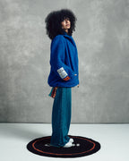 Regular Fit - Royal Blue Teddy Jacket