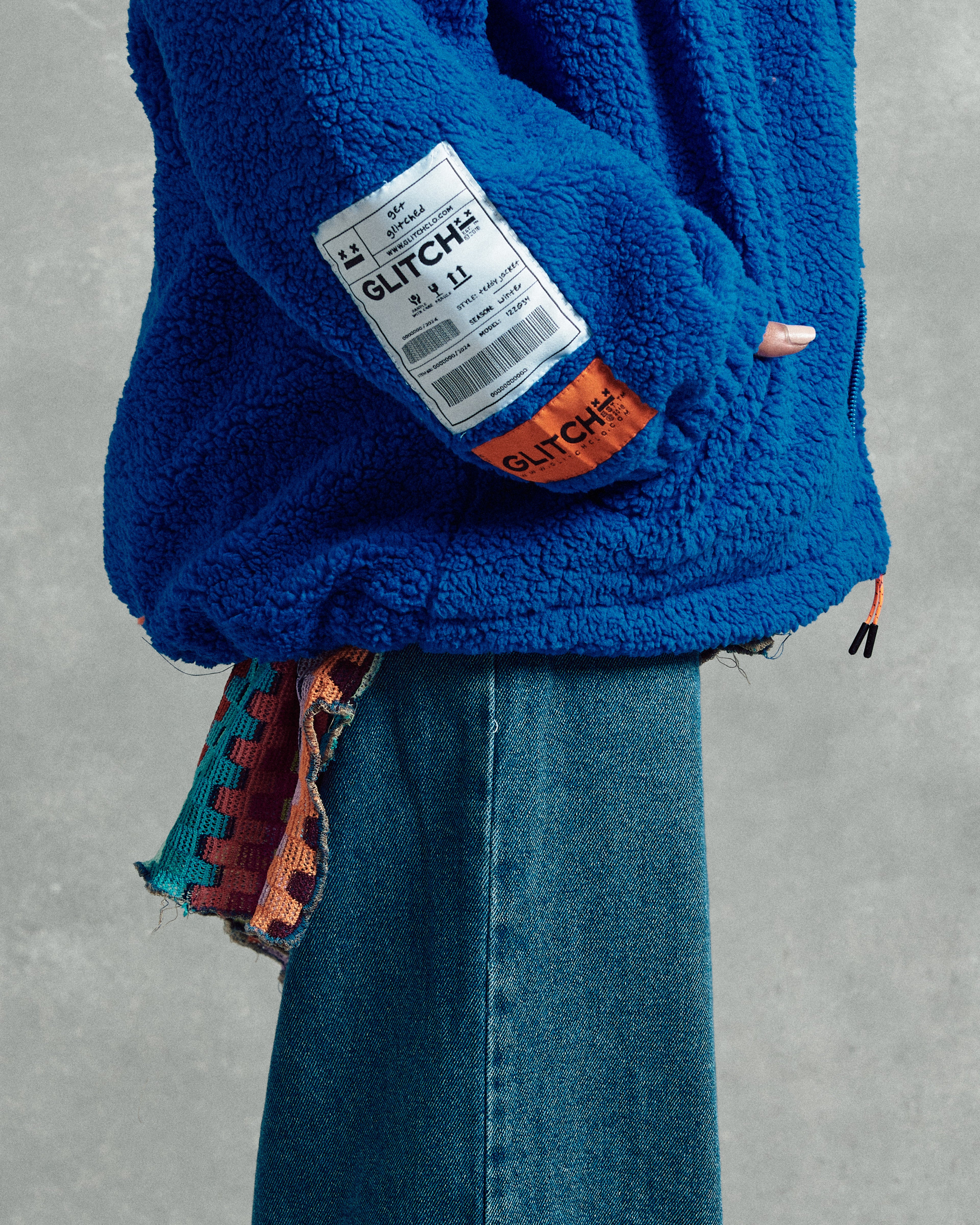 Regular Fit - Royal Blue Teddy Jacket