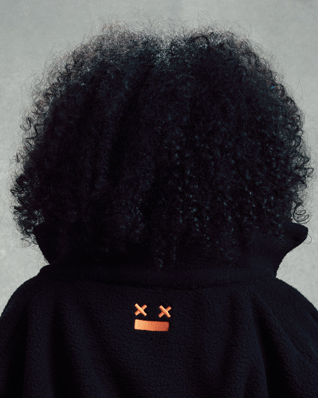 Regular Fit Black Teddy Jacket