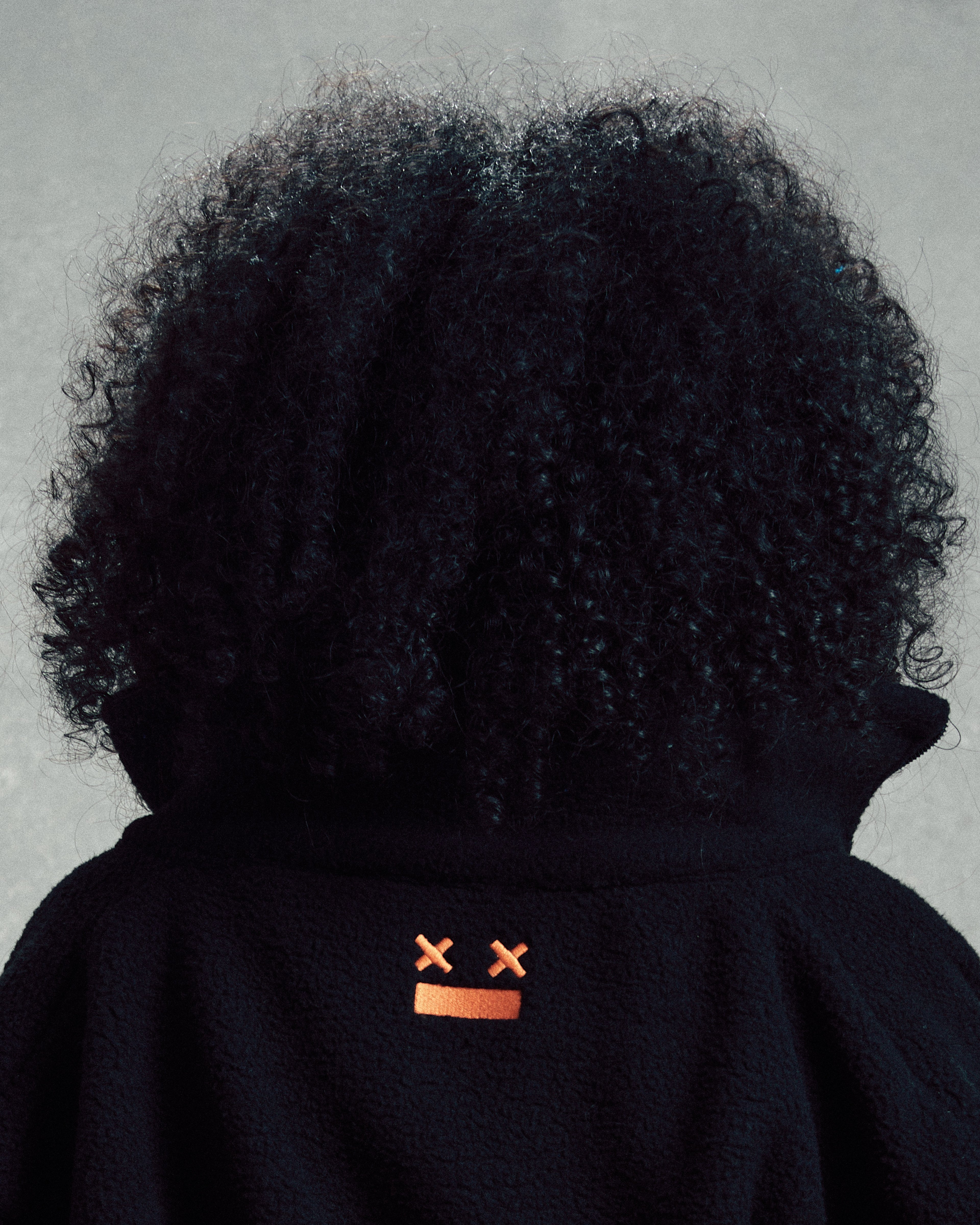 Regular Fit Black Teddy Jacket