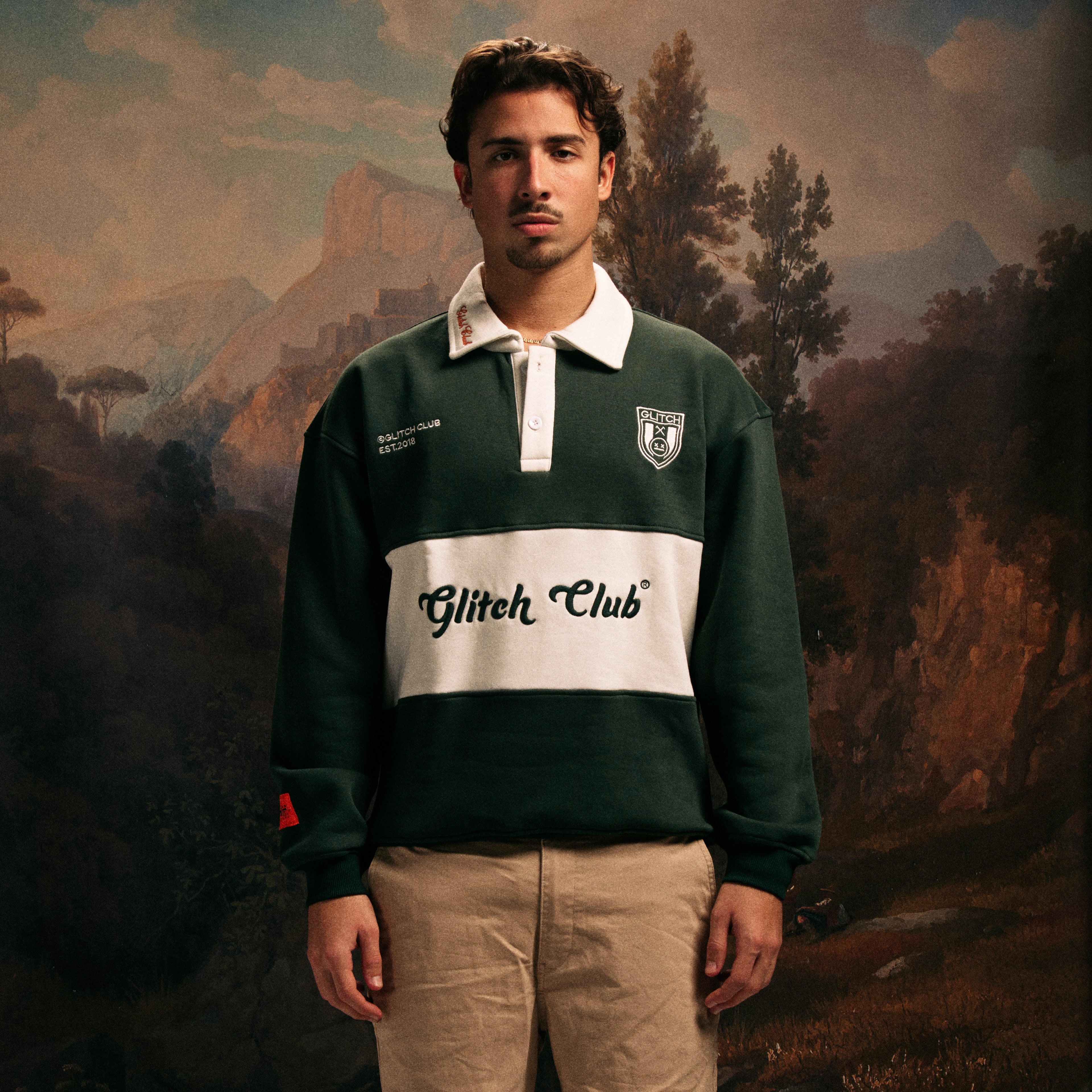 GLITCH F.C Home Polo Sweatshirt