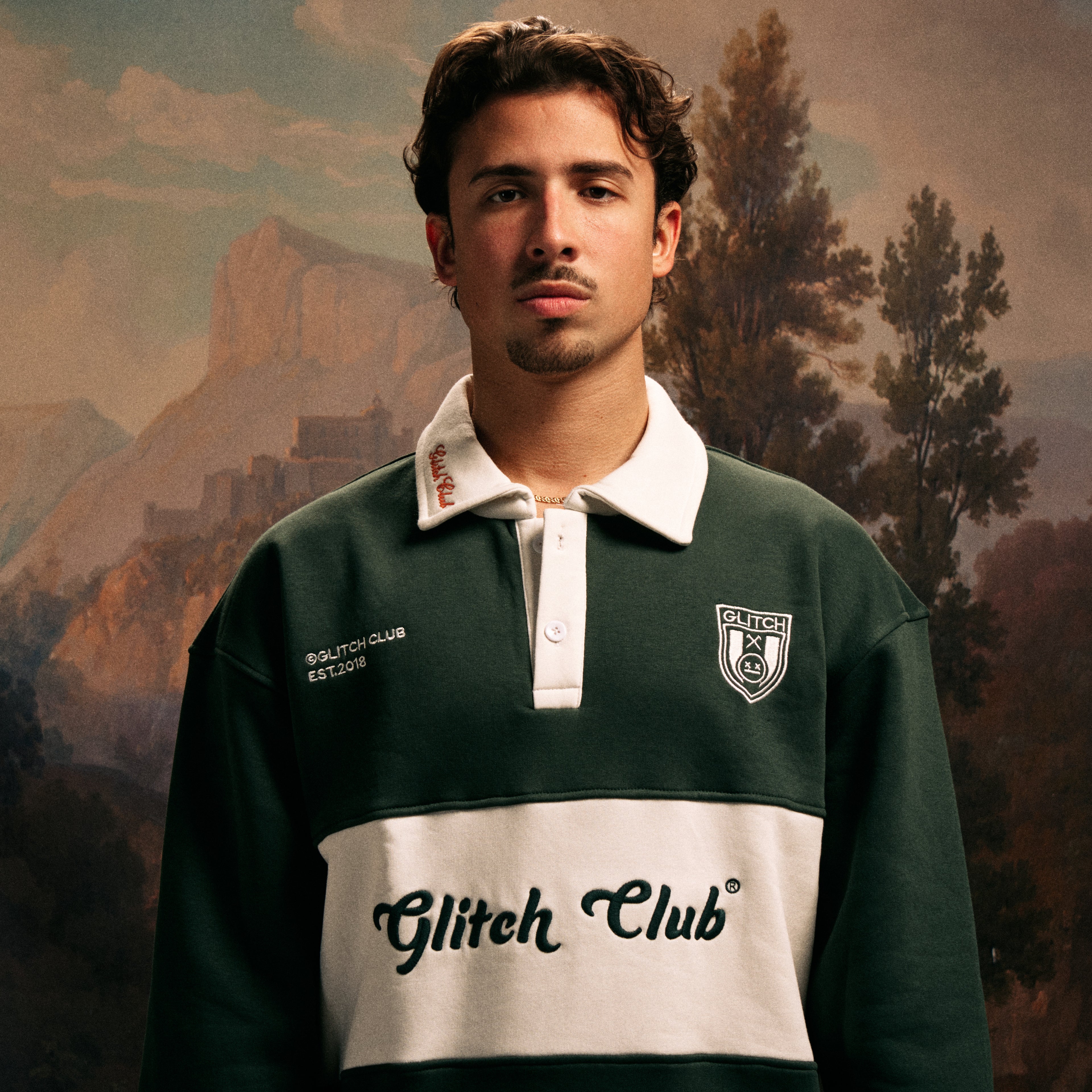 GLITCH F.C Home Polo Sweatshirt