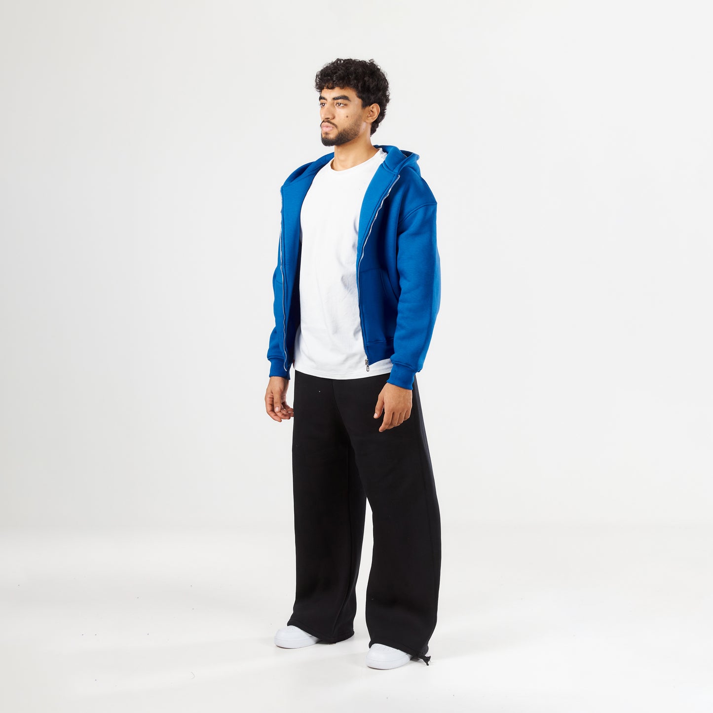 Premium Royal Blue Zip-Up Hoodie