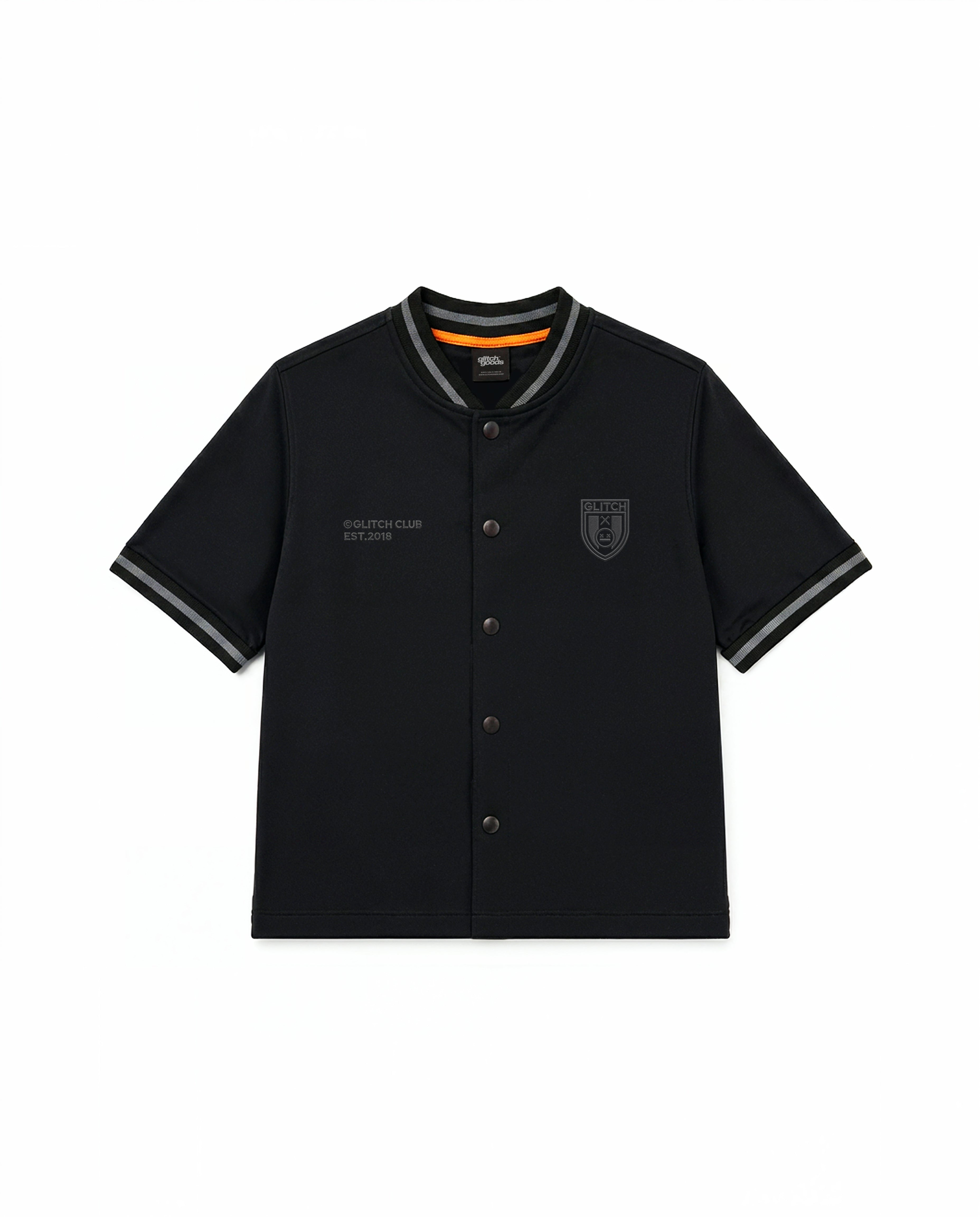 Black Glitch F.C Jersey