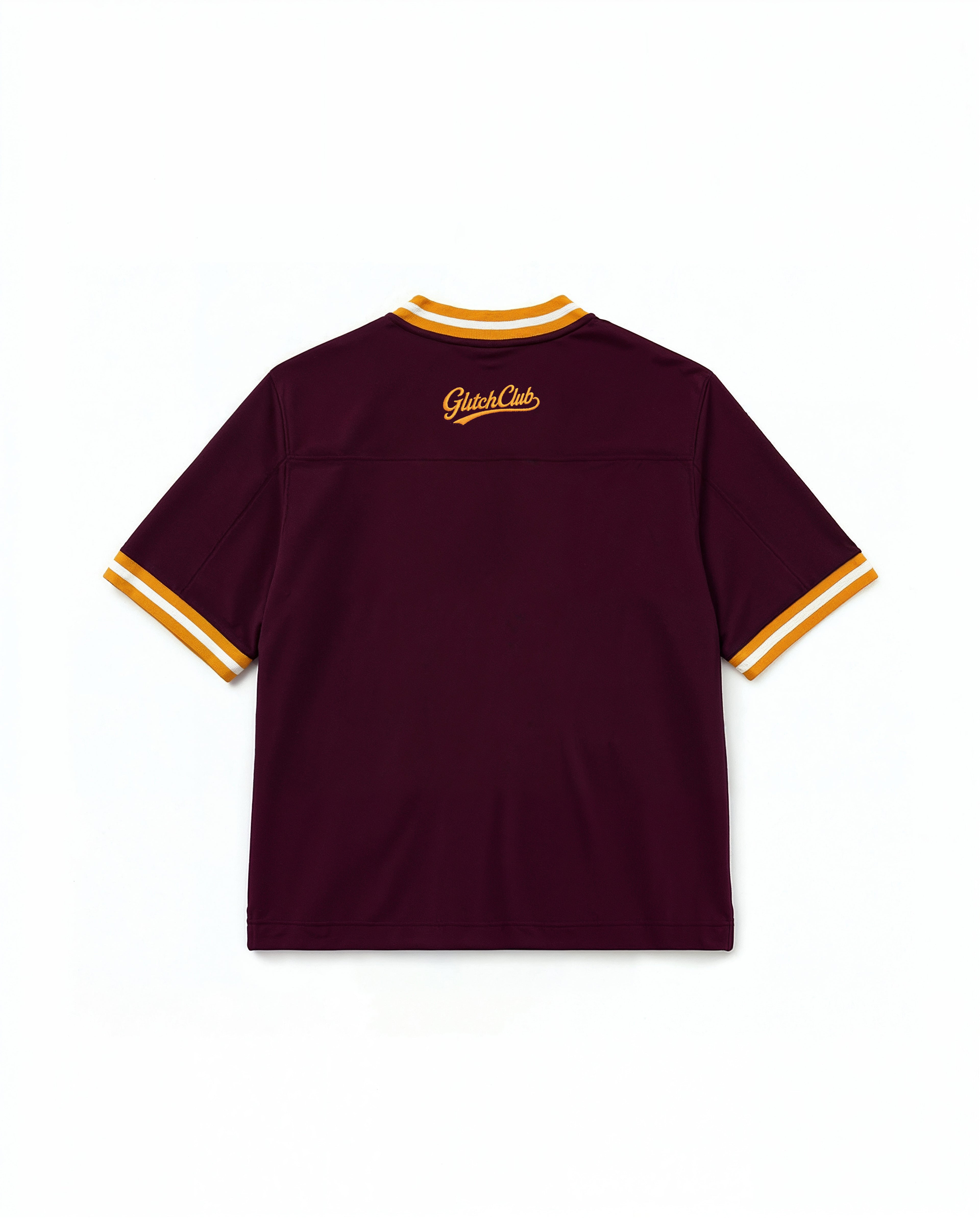 Burgundy Glitch F.C Jersey