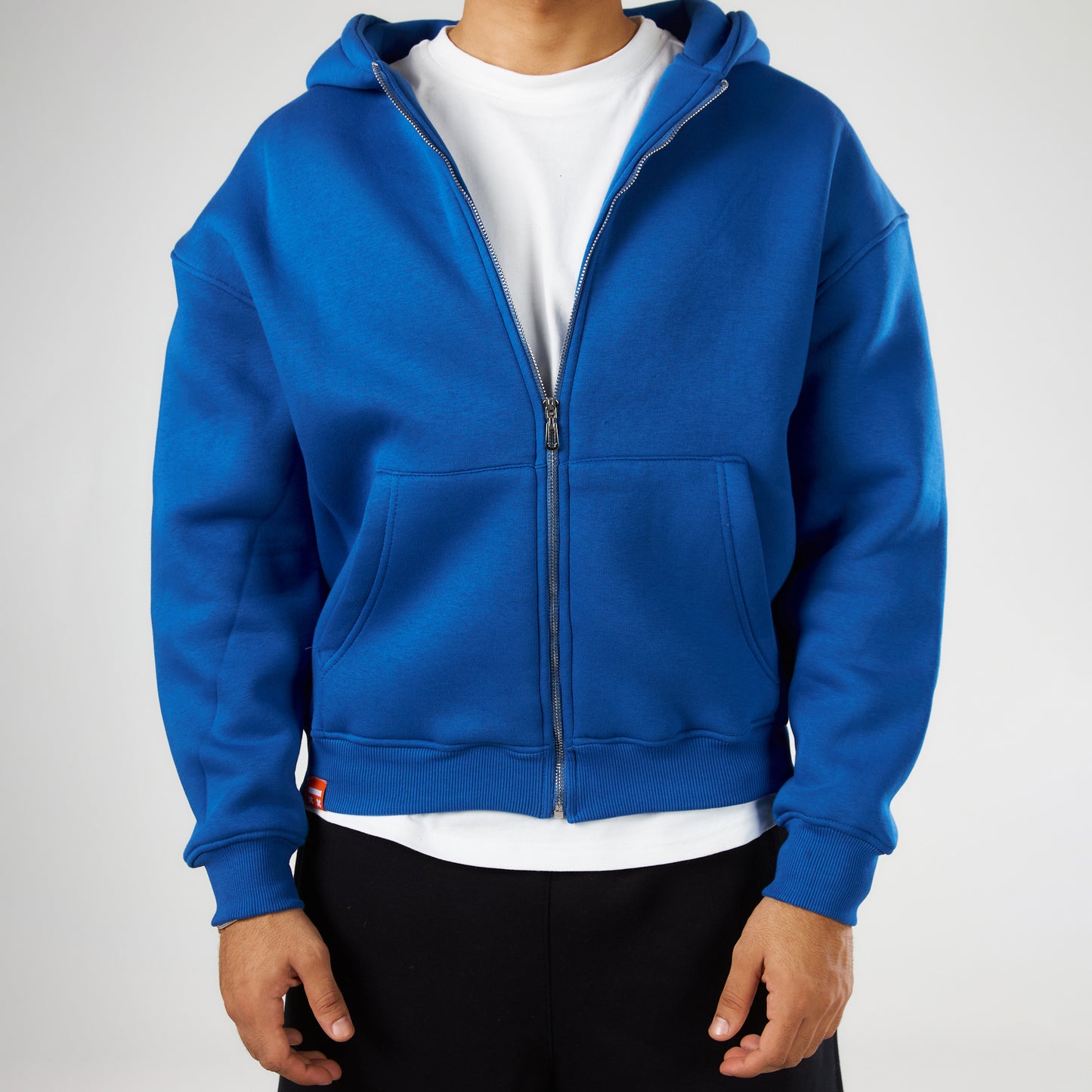 Premium Royal Blue Zip-Up Hoodie