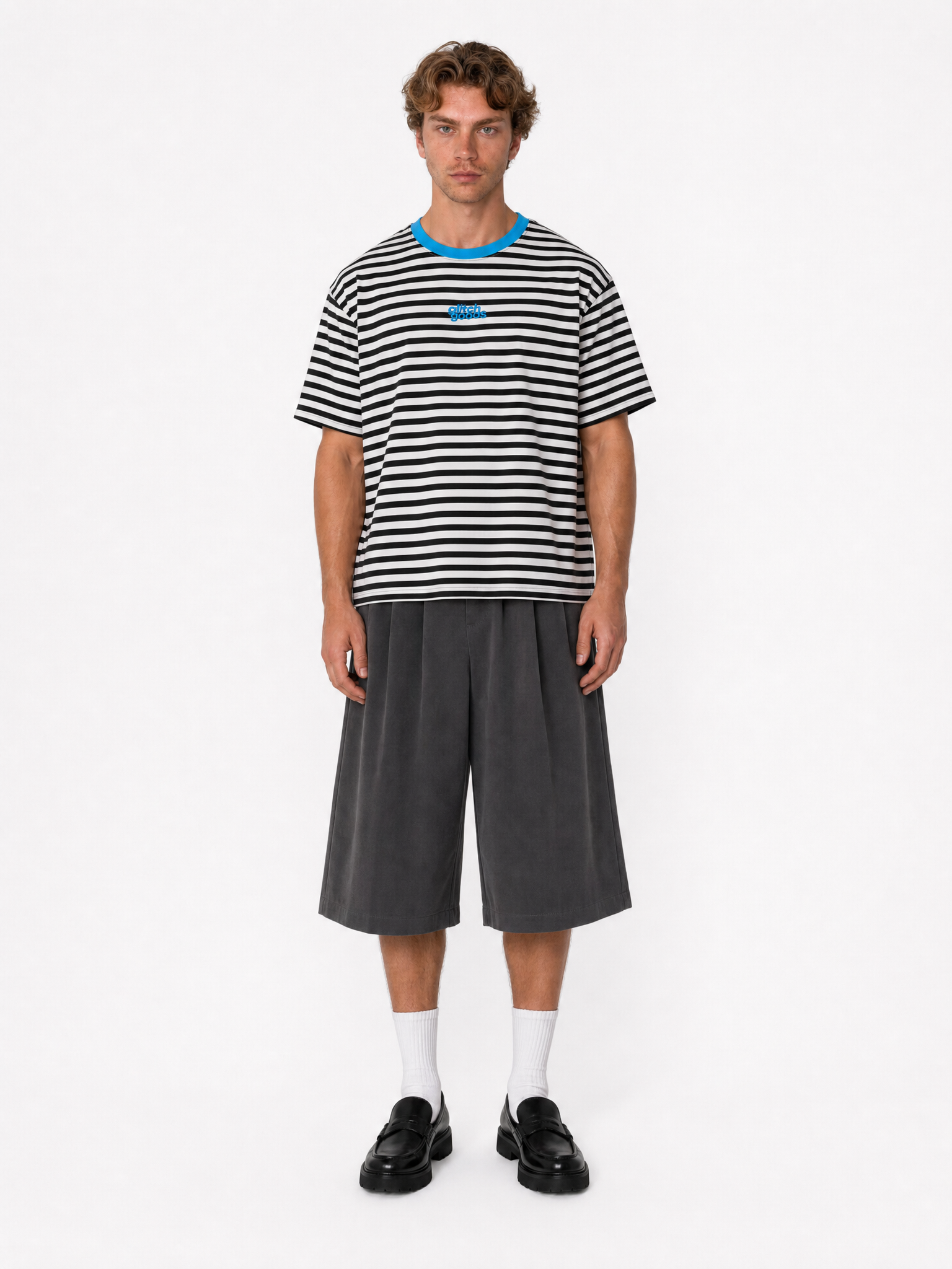 SHADOW GREY BELTED OUT™ JORTS