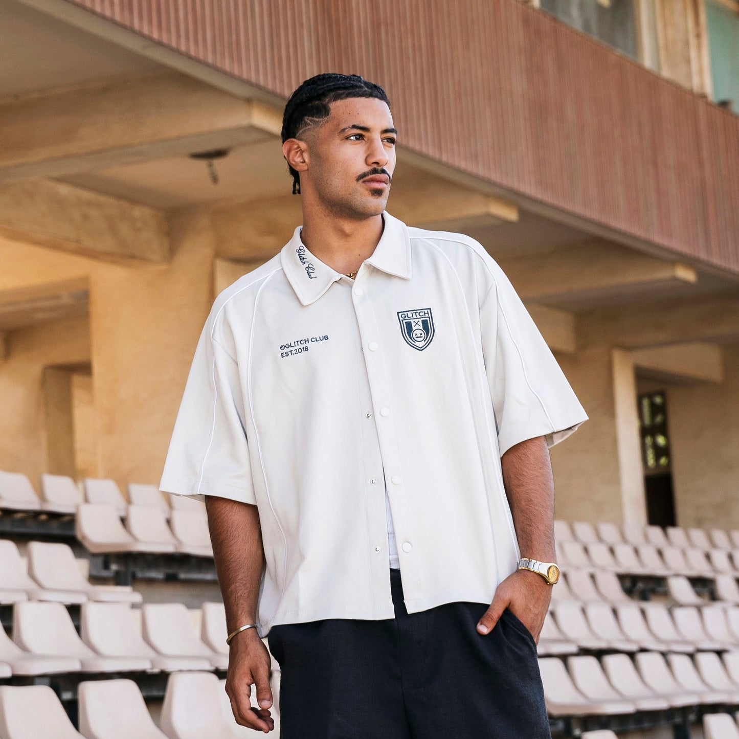 Glitch F.C Beige Jersey