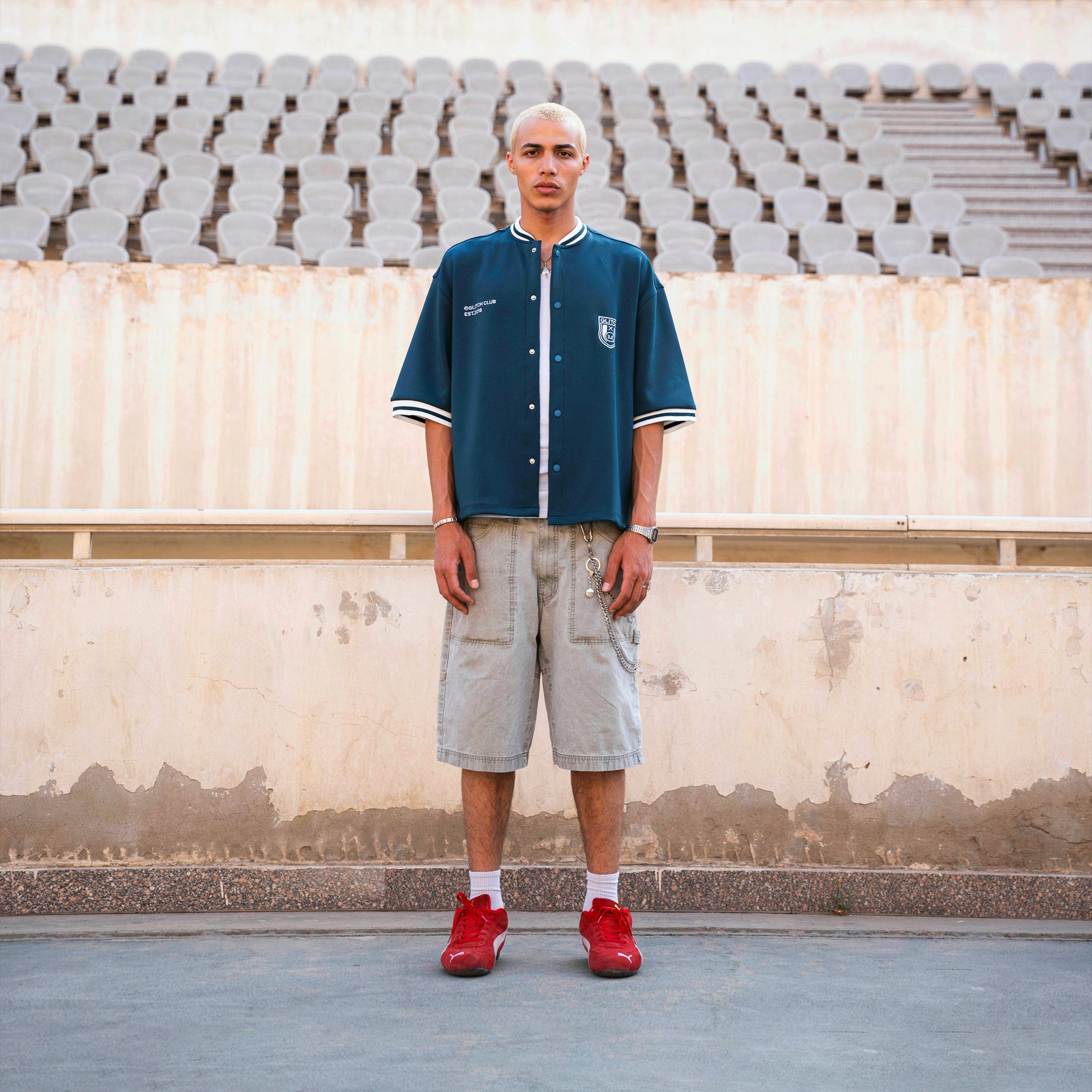 Olive Green Glitch F.C Jersey