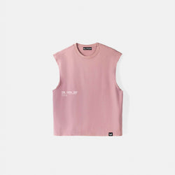 Light Pink Sleeveless oversize T-shirt