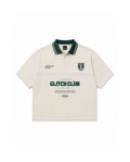 Glitch F.C ( Away ) Beige Polo Tshirt