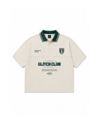Glitch F.C ( Away ) Beige Polo Tshirt