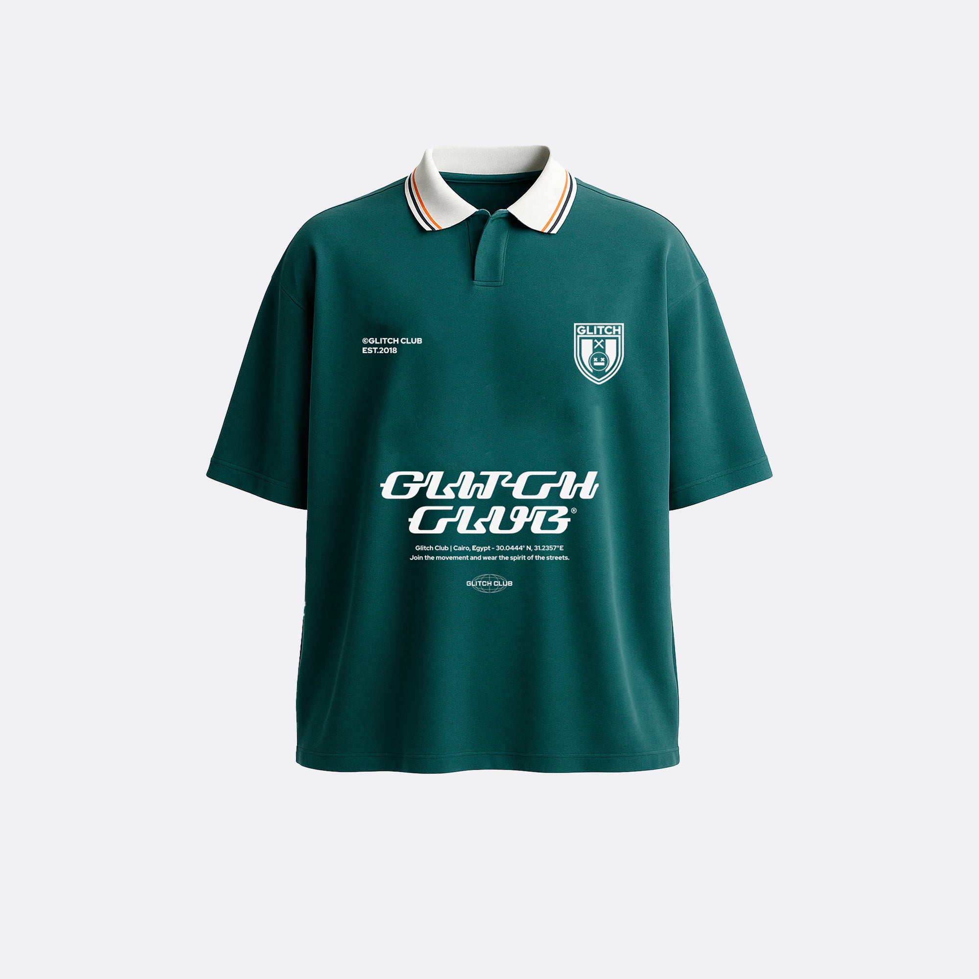 Glitch F.C ( Home) Polo Tshirt
